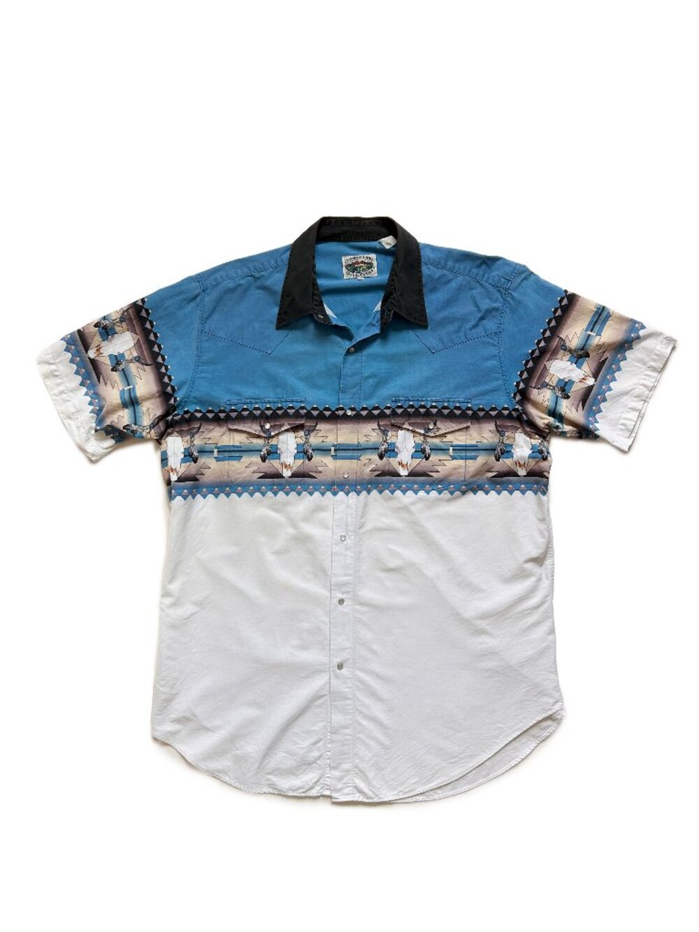 Vintage Cumberland Outfitters Navajo Button Up Short Sleeve 2XL